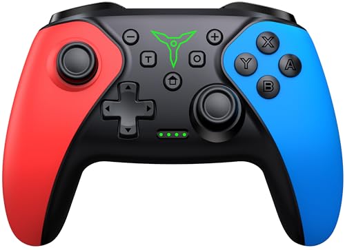 Wireless Switch Controller for Switch/Lite/OLED/Swicth 2 Controller, Switch Controller Joysticks Work with iOS/Android/PC-Switch 2 Pro TURBO Controller with Wake-up Programmable (Upgraded Vision)