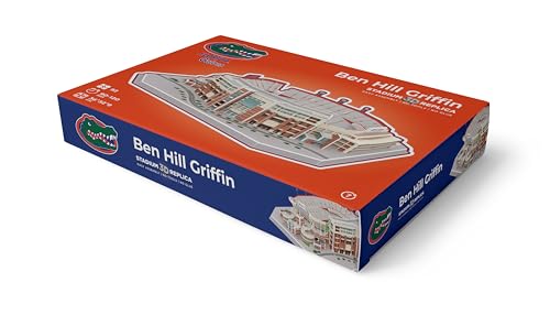 Pro-Lion 3D Jigsaw Puzzle of Ben Hill Griffin Stadium -92 Pieces | Home of Florida Gators | NCAA Football Gifts for Age 7+ - style: Florida Gators