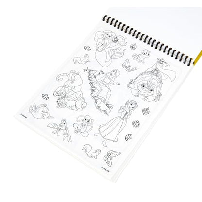 Crayola Disney Princess Sticker Activity Pad, 12 Princess Coloring Pages, 100+ Stickers, Travel Activity, Princess Toys, Toddler Gifts