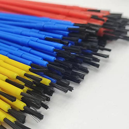 150pcs Plastic Paint Brushes Set Acrylic Paint Brushes Watercolor Brushes Colorful Detail Painting Kit Art Supplies for Educational & Learning Activity, 170mm - color: 150pcs Brushes