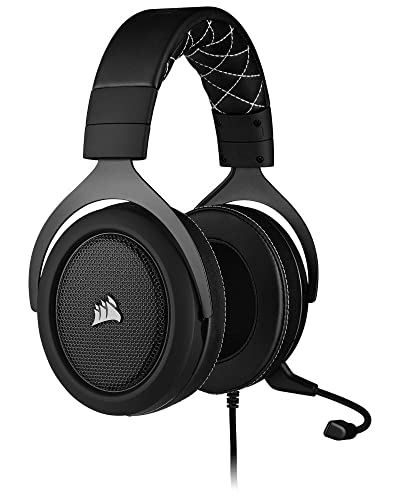 Corsair HS60 PRO - 7.1 Virtual Surround Sound Gaming Headset with USB DAC - Works with PC, Xbox Series X|S, Xbox One, PS5, PS4, and Nintendo Switch - Carbon (CA-9011213-NA)