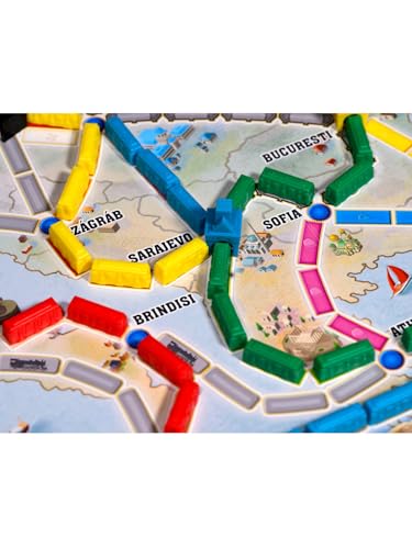 Ticket to Ride Europe Board Game (2026 Refresh) | Classic Train Adventure Strategy Game for Families, Kids and Adults, Ages 8+, 2-5 Players, 30-60 Minute Playtime - style: New Edition