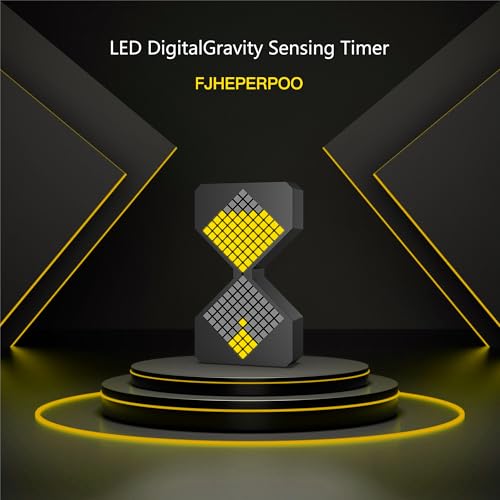 LED Digital Hourglass Timer | 1-30 Minutes, Set Any Minute, Sensory Toy for Relaxation, Study, Reading, Kitchen & Home Decor