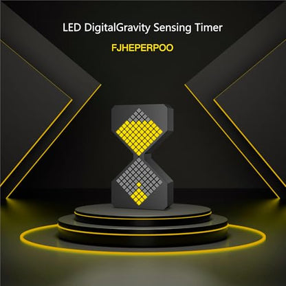 LED Digital Hourglass Timer | 1-30 Minutes, Set Any Minute, Sensory Toy for Relaxation, Study, Reading, Kitchen & Home Decor