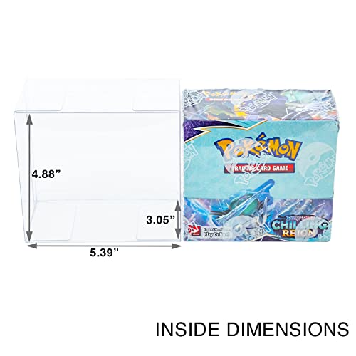 Platinum Protectors Plastic Case for Pokemon Booster Box .50mm Thick