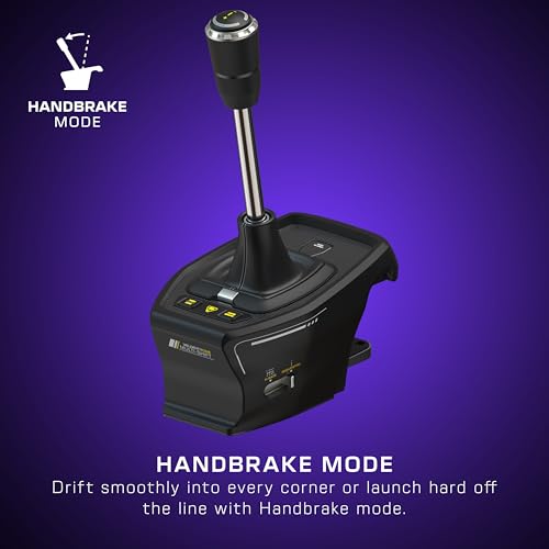 Turtle Beach VelocityOne Multi-Shift Sim Racing Shifter, Handbrake Xbox, PC | Xbox Series X|S, Xbox One, Windows PC, 7-Gear + R H-Gate & Sequential Shifter, Handbrake, Hall-Effect Magnetic Sensors, Black - style: Universal Shifter & Handbrake