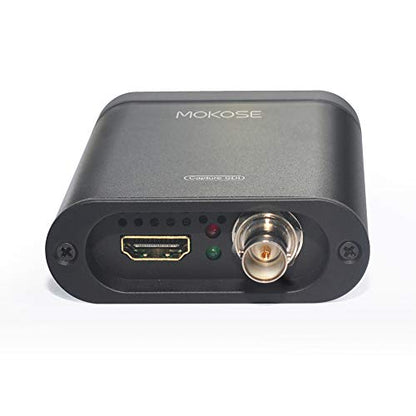 MOKOSE USB3.0 HDMI/SDI Video Capture Card for Windows, Linux, OS X (Mac) HD Loop Thru Game Dongle Grabber Device 1080P 60fps UVC Free Driver Box