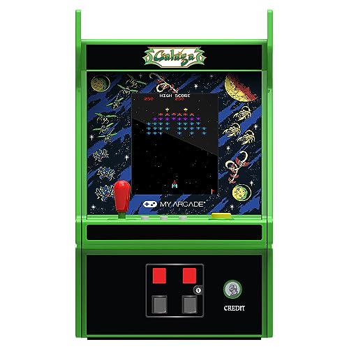 My Arcade Galaga Micro Player Pro: Arcade Classics 2 Games in 1, Retro Gaming - style: Galaga