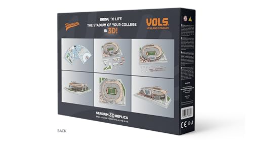 Pro Lion 3D Jigsaw Puzzle of Tennessee Volunteers Stadium - 95 Pieces | 2 Hour Build Time | Home of Tennessee Volunteers | NCAA College Football Gifts for Boys, Men & Kids Aged 8 & Up | Sports Fans - style: Home of Tennessee Volunteers