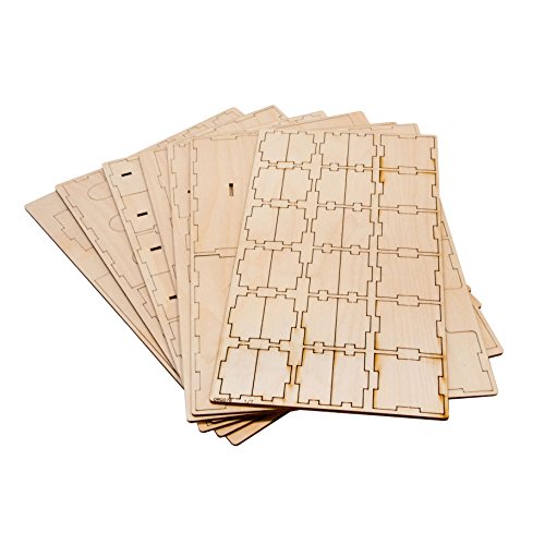 The Broken Token Mysterium Compatible Game Organizer - Wood Storage Box with Multiple Trays