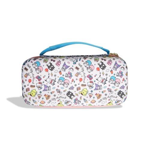 Sonix x Sanrio Carrying Case for Nintendo Switch 1, Protective Travel Case | Hello Kitty and Friends College Letters - color: Hello Kitty & Friends College Letters
