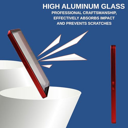 RedCap Magnetic Aluminum PSA Graded Card Holder 35PT Premium PSA Slab Protector Display Case with UV Resistant Glass Fits Standard PSA Graded Sports Trading Cards - Ruby Radiance - color: Ruby Radiance
