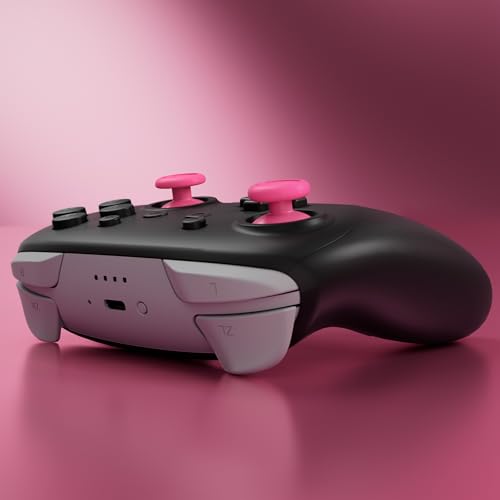 eXtremeRate Replacement 3D Joystick for Nintendo Switch 2 Pro Controller, Left Right Analog Stick Thumbsticks with Screwdriver Tools for Switch 2 Pro Controller, Multi-Colors Options - Rose Red - color: Rose Red