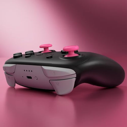 eXtremeRate Replacement 3D Joystick for Nintendo Switch 2 Pro Controller, Left Right Analog Stick Thumbsticks with Screwdriver Tools for Switch 2 Pro Controller, Multi-Colors Options - Rose Red - color: Rose Red