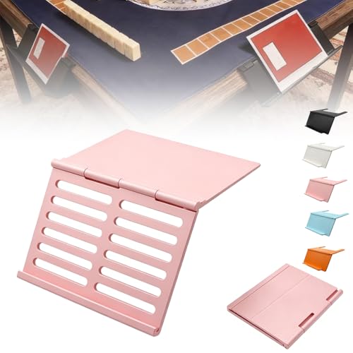 Mahjong Card Holder for Table, Under Mat Slide in Stand Angled Viewing Rack Foldable 3D Printed Space Saving Accessory for American Mahjong Mat (B - 03) - color: B - 03