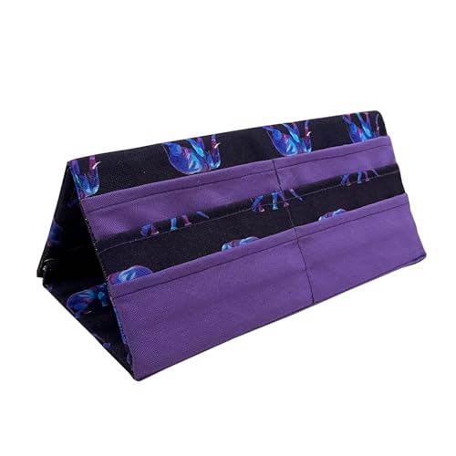 Holder for Playing Cards and Bingo Pull Tabs, Foldable Hands Free for Kids and Adults (Elephants) - color: Elephants