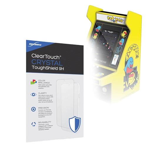 BoxWave Screen Protector Compatible with My Arcade Pac-Man Micro Player Pro - ClearTouch Crystal ToughShield 9H (2-Pack), Clear 9H Tough Flexible Film Screen Protector
