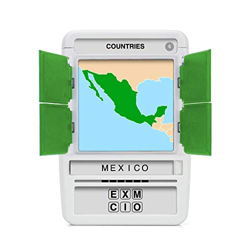 100 PICS Countries of The World Travel Game - Learn 100 Countries | Flash Cards with Slide Reveal Case | Geography Card Game, Gift, Stocking Stuffer | for Kids and Adults | Ages 6+ - style: Countries