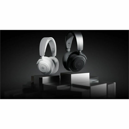 SteelSeries Arctis Nova 7 Wireless Gen 2 Gaming Headset - Real-Time App Control, 50+ HR Play, Neodymium Drivers, Mix 2.4GHz/Bluetooth, PC, PS5, PS4, Switch 1/2, Mobile - White - color: White, style: PC | PlayStation