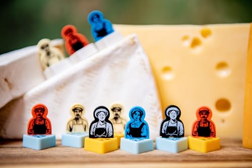 Fromage Board Game - French Cheesemaking Strategy Game, Worker-Placement, Resource Management Game for Teens & Adults, Ages 14+, 1-4 Players, 30 Minute Playtime, Made by R2i Games