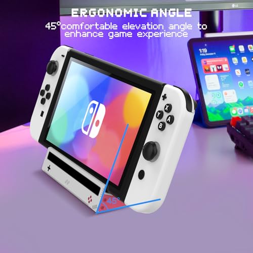 HEIYING Switch Charger Dock for Nintendo Switch 2 / OLED/Lite,Charging Dock Station with Standard USB-C Port for Easy Console Charging - color: Grey