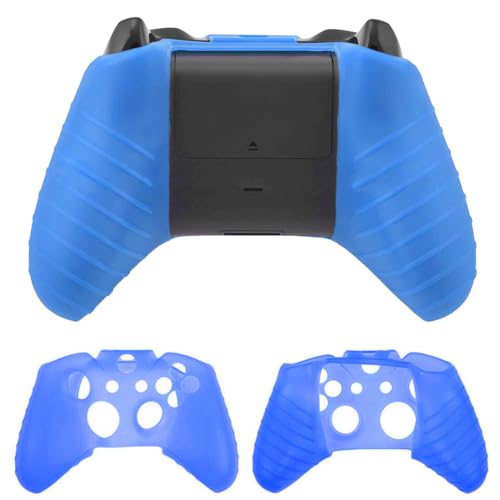 OSTENT Soft Protector Silicone Skin Case Cover Pouch for Microsoft Xbox One Controller Color Blue - color: Blue