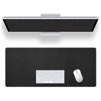 ALOANES Non-Slip Extended Mouse Pad Office&Home Desk Mat Stitched Edge | Black Large Cloth Fabric Mousepad for Keyboard, Computer Gaming XL 31.5"x 11.7"x 0.15" - color: Classic Black, size: 31.5" x 12"