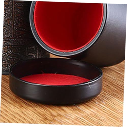 DECHOUS 5pcs Professional Dice Cup Lid for Dice Cup Tray Sturdy Plastic Shaker Lid Plush Lining Precision Fit Accessories for Ktv Game Bar