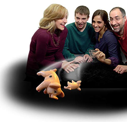 Pass the Pigs, Hilarious Pig Dice Game by Winning Moves Games USA | Famous Family Favorite for 50 Years, 2 or more Players, Ages 7+