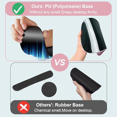 Mouse Pad with Keyboard Wrist Rest,Ergonomic Mouse Pad Wrist Support PU Base with Coaster,Mousepad with Nonslip Base for Computer Laptop Keyboard Home&Office - color: J-Pink Plants
