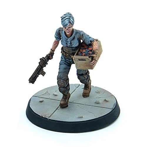 Modiphius Entertainment Fallout Wasteland Warfare: Survivors - Ghoul Settlers (The Slog) - 6 Unpainted Resin Miniatures, Includes Scenic Bases, 32MM Scale Figures, Roleplaying Game Minifigures - style: Ghoul Settlers