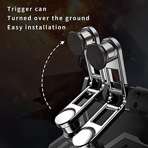 Newseego for Mobile Game Controller, [Upgrade] Phone Controller Gamepad with 6 Fingers Trigger Sensitive Shoot and Aim Trigger Controller for Android & iOS for PUBG