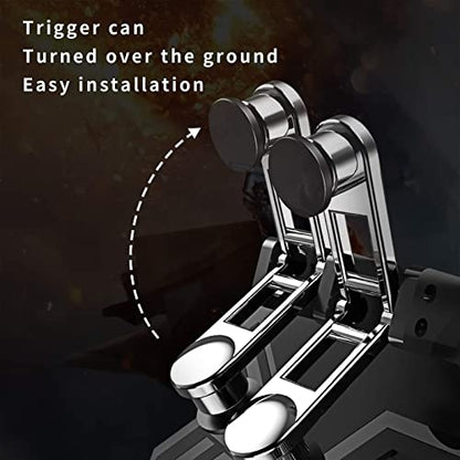 Newseego for Mobile Game Controller, [Upgrade] Phone Controller Gamepad with 6 Fingers Trigger Sensitive Shoot and Aim Trigger Controller for Android & iOS for PUBG