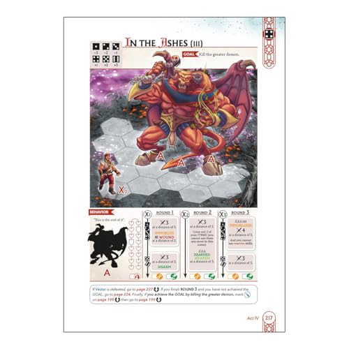 Devir - in the Ashes Gamebook RPG, Solo & Cooperative Adventure Book with Tactical Combat & Story Choices, Narrative Role-Playing Game for Teens and Adults, Ages 12+, 1–2 Players, (English Version)