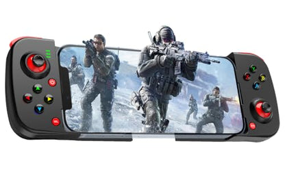 Megadream Mobile Game Controller Gamepad for iPhone iOS Android PC: Works with iPhone 17/16/15/14/13/12/11, iPad, Samsung Galaxy, TCL, Tablet, Call of Duty, Diablo Immortal - Directly Play (Black) - color: Black