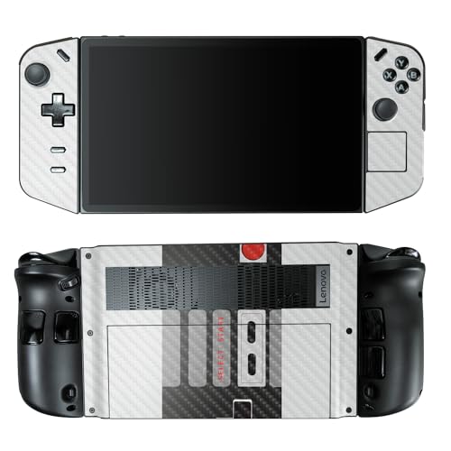 Carbon Fiber Gaming Skin Compatible with Lenovo Legion Go - Retro Gamer 3 - Premium 3M Vinyl Protective Wrap Decal Cover - Easy to Apply | Crafted in The USA by MightySkins - color: Retro Gamer 3, style: Carbon Fiber Textured Finish