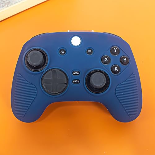 Gaming Controller Protective Case Cover for Razer Wolverine V3 Pro,Silicone Skin Cover Shockproof Protection Sleeve Compatible for Razer Wolverine V3 Pro (Blue) - color: Blue