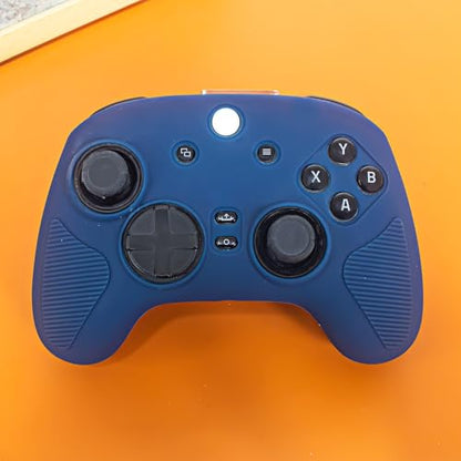 Gaming Controller Protective Case Cover for Razer Wolverine V3 Pro,Silicone Skin Cover Shockproof Protection Sleeve Compatible for Razer Wolverine V3 Pro (Blue) - color: Blue
