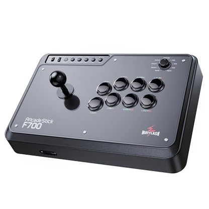 MAYFLASH Arcade Stick F700 for PS5, PS4, Switch, Switch 2, Windows, Apple, Android and more. Fight Stick Support Wireless Bluetooth, 2.4G Receiver and Wired Connection