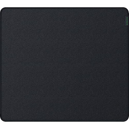 Razer Strider Hybrid Mouse Mat with a Soft Base & Smooth Glide, Black, L | Firm Gliding Surface, Anti-Slip Base, Rollable & Portable, Anti-Fraying Stitched Edges, Water-Resistant, Large - color: Classic Black, size: 15.8L x 17.7W inches