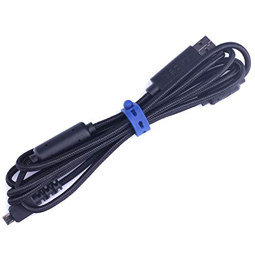 HUYUN NEW USB Cable Line Wire Compatible for Razer Wolverine Ultimate & Razer RAIJU Ergonomic PS4 Gaming Controller Gamepad (Raiju PS4 Cable)