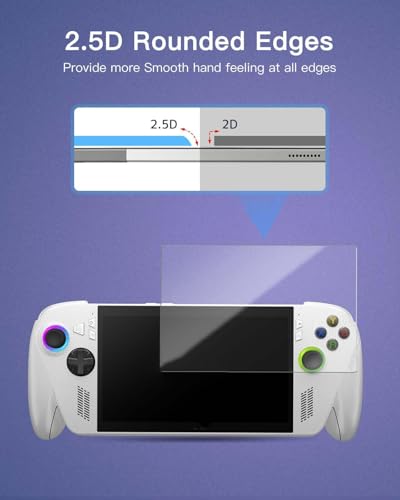 3 pack Screen Protector for ROG Xbox Ally X Handheld Game Console, 9H Hardness Tempered Glass for ROG Xbox Ally X,Anti-Scratch, Bubble Free, HD Clarity