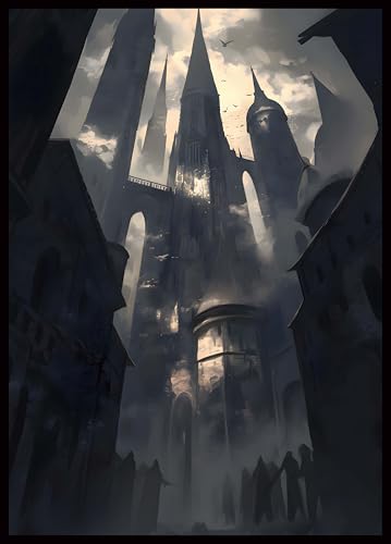 MTG Card Sleeves -Shadowy Backstreet- Surveil Lands - Ultra Clear Front & Matte Finish Back, 100 Count Standard Size Matte Art Sleeve for Magic the Gathering - color: Shadowy Backstreet