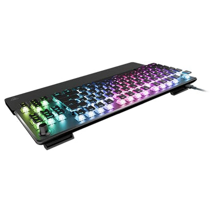 Turtle Beach Vulcan II TKL Pro Hall-Effect Mechanical RGB Gaming Keyboard | Magnetic Switches, Adjustable Actuation, Customizable RGB Keys, Rapid Trigger, Swappable Keycaps, Tenkeyless, White - color: Black