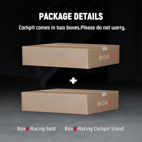 Dardoo G920 Racing Simulator Cockpit with Red Seat for Direct Drive steels | Fit for Logitech G923 G29, for Thrustmaster T150 T300 T248,Sim Racing Cockpit Not Included Wheel Pedals