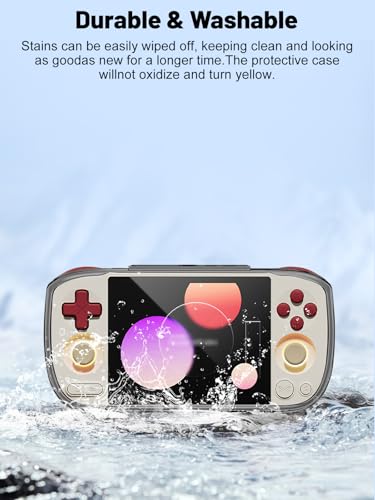 Arxonis Tpu Protective Case for AYANEO Pocket AIR Mini Handheld Game Console, Full-Body Protective Cover with Precise Cutout, Shockproof Dustproof Protector Sleeve & Scratch-Resistant Sleeve (Black) - color: Black