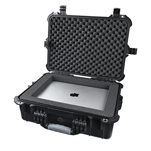 MEIJIA All Weather IP67 Waterproof Hard Camera Case,Hard Protective Case,Hard Case with Customizable Foam,Fit Use of Drones,Camera,Equipments,Pistols(Black,18.5 x14.06x6.93inches) - color: Black, size: 18.5 x14.06x6.93inches