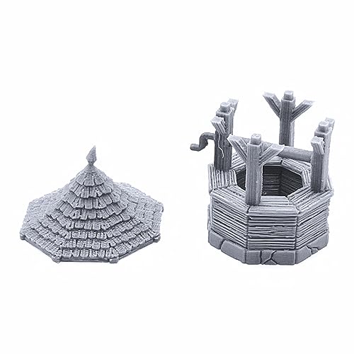 EnderToys Town Square – DND Terrain & Scenery for 28mm Tabletop Miniatures