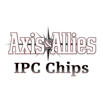 Renegade Game Stuidos Axis & Allies IPC Chips - 75 Weighted Strategy Tokens & Tray | Premium 1-5-10 denominations replace paper money with casino-quality weighted chips compatible with any game edition