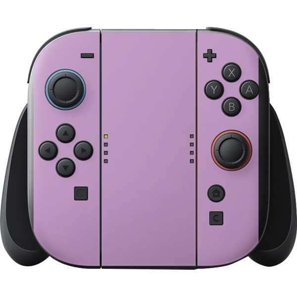 Skinit Decal Gaming Skin Compatible with Nintendo Switch 2 (2025) with Joy-Con - Lilac Design - color: Purple - SOLIDX37